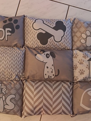 Dog cushions from Jumbo, washable fabric, size 92x62 cm