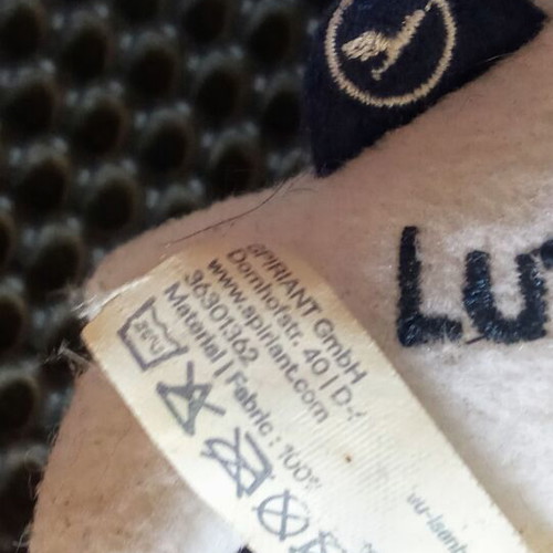 Mascot Lufthansa used with Polish bracelets and ceramic Panagia Tinos