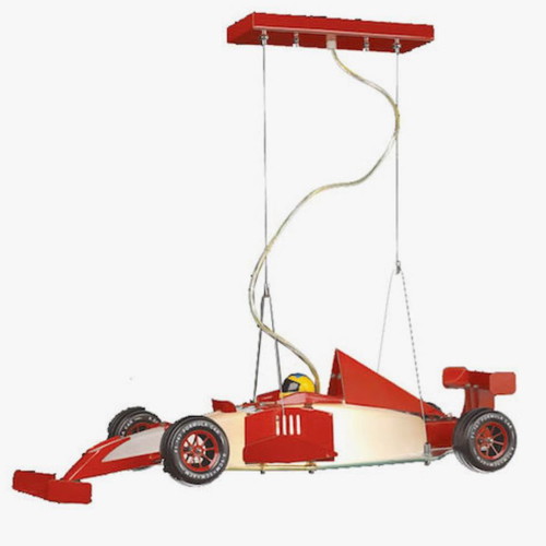 Formula 1 ceiling light for children used