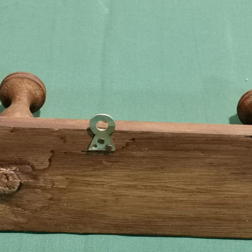 Wooden cafe coat rack used, vintage 1950