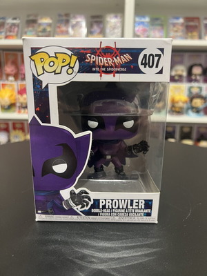 Funko Pop Marvel Spider-Man Prowler 407 used with box damage