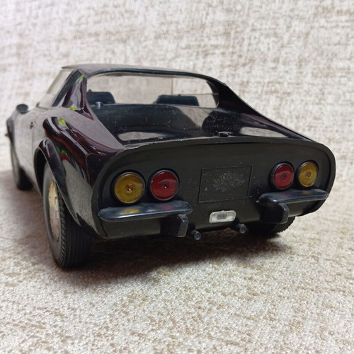 Knight Rider KITT Opel GT KIBI vintage 80s toy car new without box black plastic rare