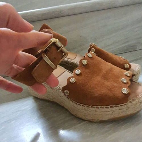 Kanna sandals new, genuine leather, size 37, brown