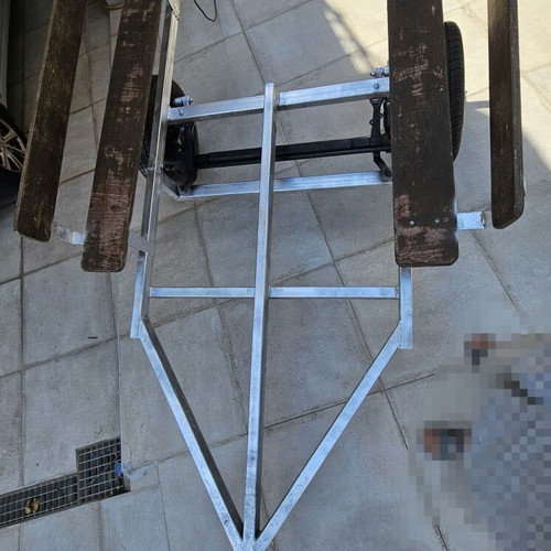 Boat trailer galvanized steel 3.5m x 1.5m like new
