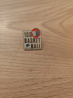 Pin 100 years basketball used, authentic