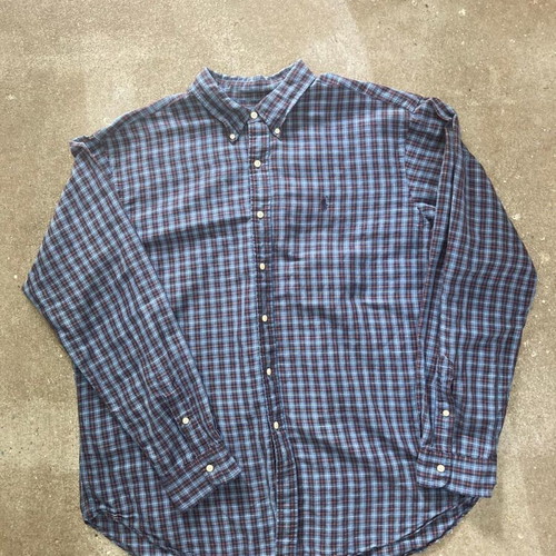 Ralph Lauren Oxford Classic Fit XXL Long Sleeve Shirt, blue red black