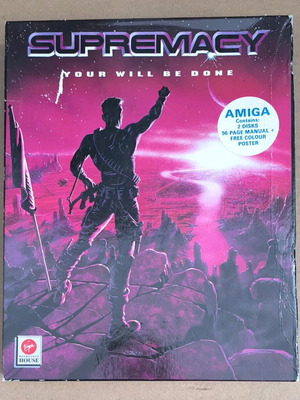 Supremacy : Your Will Be Done Amiga like new with poster