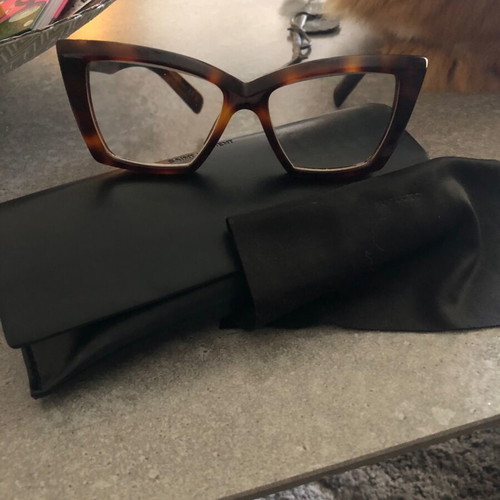 Saint Laurent glasses with presbyopia lenses like new, brown