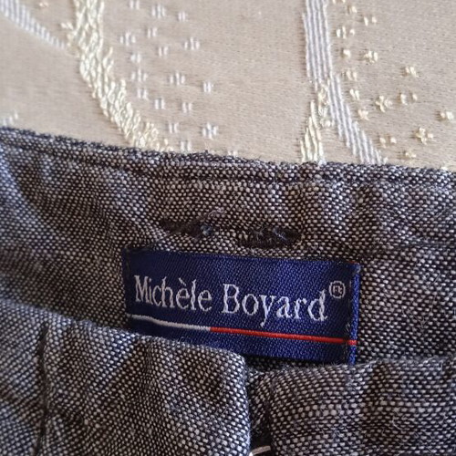 Michel Boyard Linen Pants like new, gray, size XL