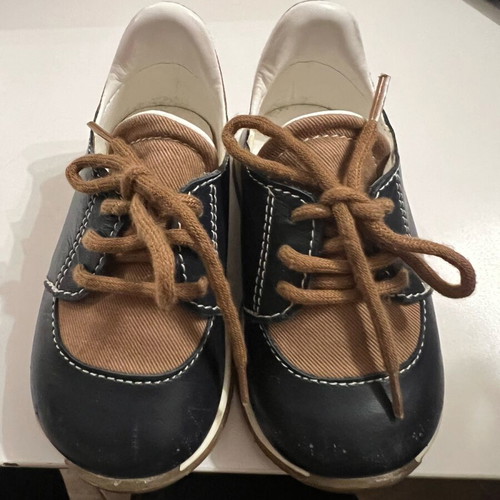 Everkid baptism baby boy shoes used, size 19