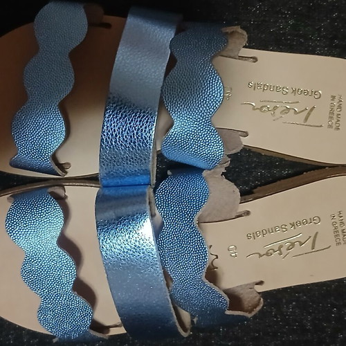 Handmade leather sandals Tresor new, size 40