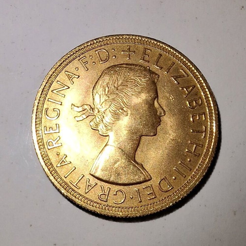 Gold coin 1957 new, 22 carat
