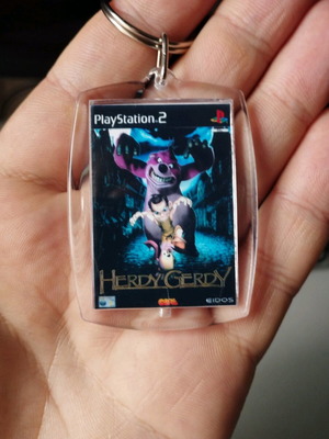 Herdy Gerdy PS2 acrylic keychain