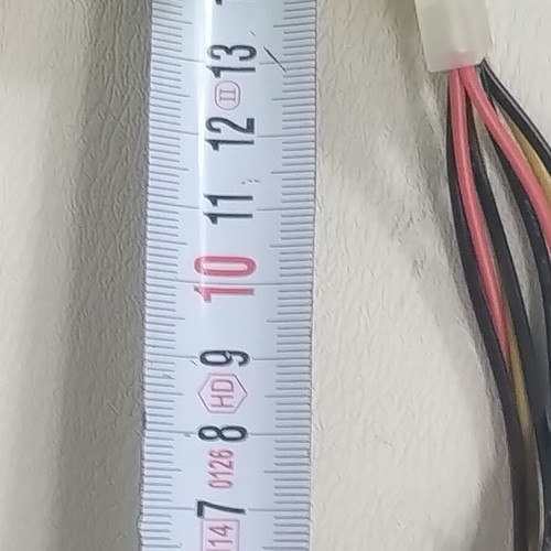Molex to 2x SATA 15cm adapter cable
