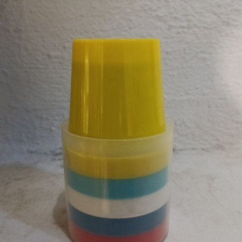Set of plastic cups new