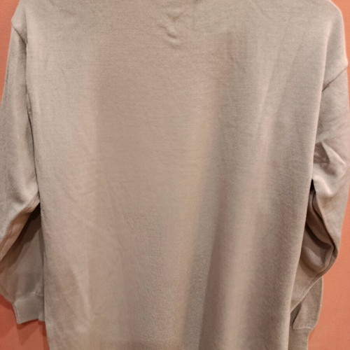 Long-sleeve turtleneck like new, Italian sweater gray multicolor