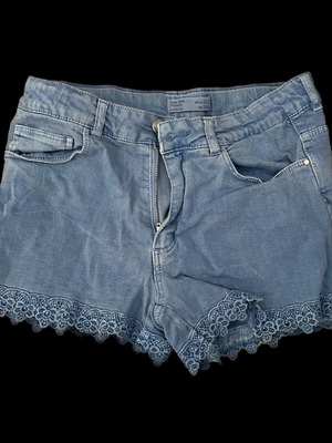 Τζην σορτσάκι Zara Kids με δαντέλα στο τελείωμα σαν καινούργιο, μέγεθος 13 - 164 cm