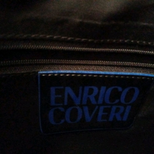 Enrico Coveri shoulder bag black like new for laptop