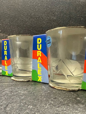 Duralex small glasses 16cl new, set of 6 Spanish