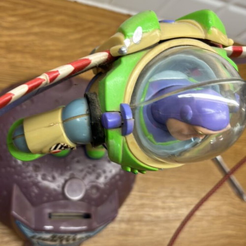 Vintage Toy Story electronic piggy bank used with voice functions
