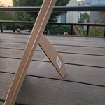 Κορνίζα ροζ παλ με άσπρο χρώμα σαν καινούργια