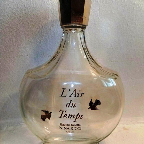 L'air du Temps Nina Ricci Eau de toilette used, large collectible 425 ml bottle