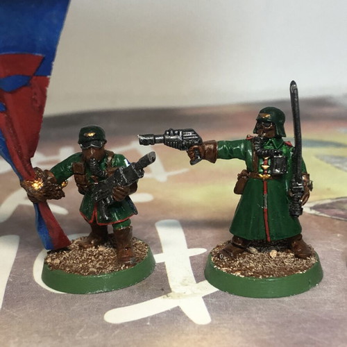 Warhammer 40K Steel Legion squad with Lord Commissar