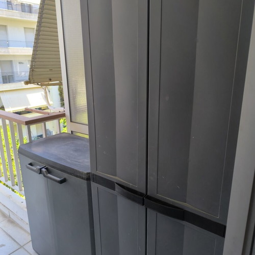 Plastic Storage Cabinet like new, 1.65x65x38 cm