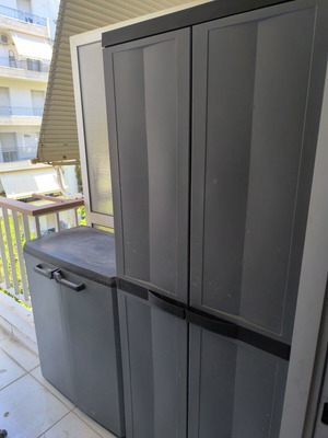 Plastic Storage Cabinet like new, 1.65x65x38 cm