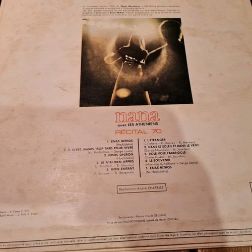 Nana Mouskouri Vinyl The Eleventh Commandment + 2 used, three albums