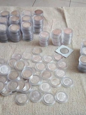 30 Drachma 1964 used, silver, in capsules