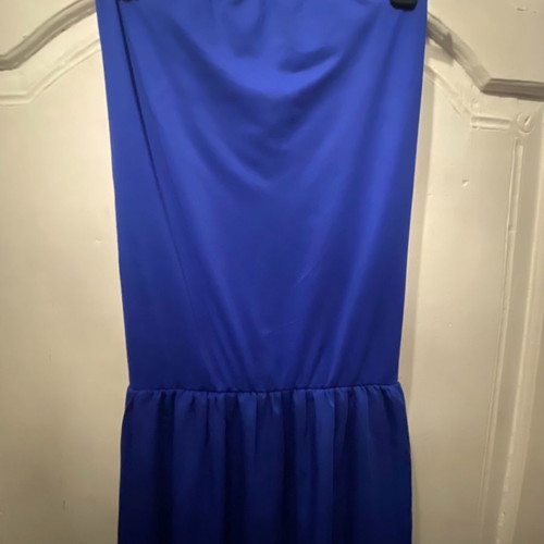 maxi,strapless φόρεμα