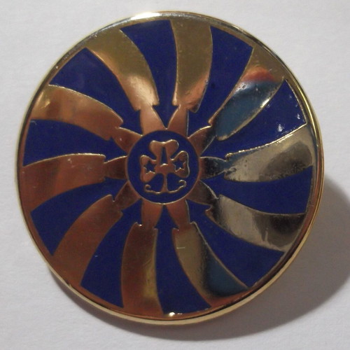Greek Scouts Pin like new with fleur-de-lis emblem