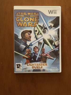 Star Wars The Clone Wars Lightsaber Duels Nintendo Wii like new