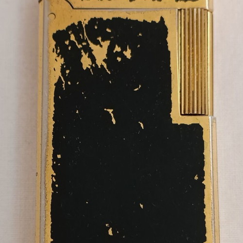 Flaminaire Quercia Butane Pocket Lighter vintage with original leather case used
