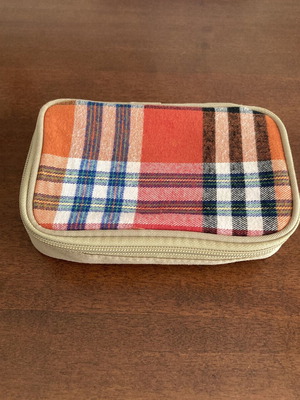 Vintage Beams θήκη ταξιδίου για Japan Airlines μεταχειρισμένη, πολύχρωμο ύφασμα