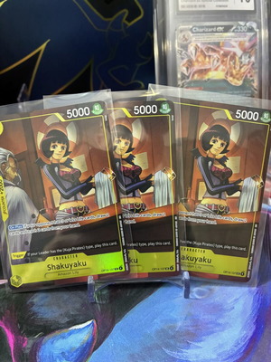One Piece card game pack of 3, perfect condition