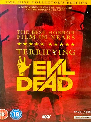 DVD Evil Dead μεταχειρισμένο, ταινία τρόμου με αγγλικούς υπότιτλους, διπλός δίσκος
