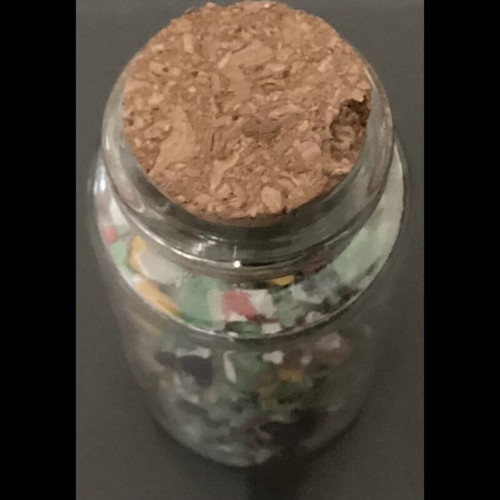Murano glass bottle souvenir used