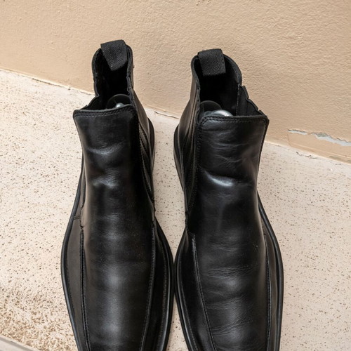 Thomas Stanford men's leather boots with elastic size 40 like new