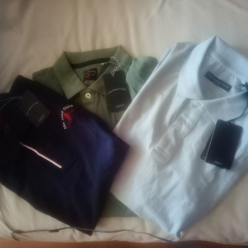 Polo Club polos new, sizes L and XL, pack of 3
