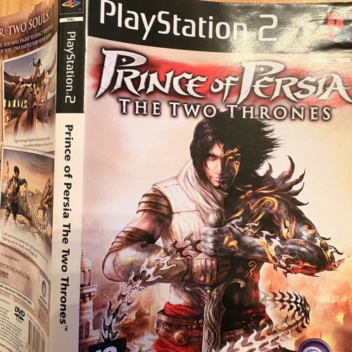 Prince of Persia The Two Thrones PS2 cover and manual like new