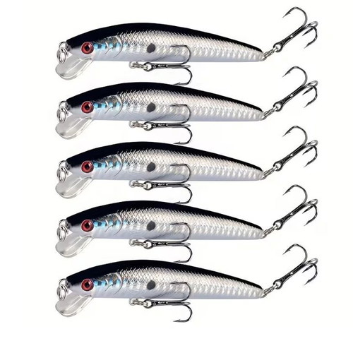 Minnow floating lures 9.5cm 8.5g jerkbait, set of 5, new