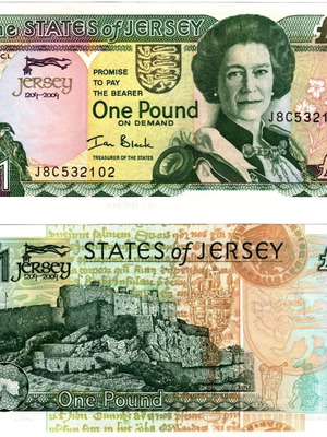 Jersey 1 Pound 2004 Commemorative Banknote New