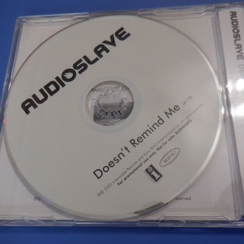 Audioslave Doesn't Remind Me promo CD single like new, rock