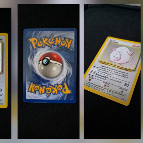 Chansey Base Set Holo Pokemon Card near mint English