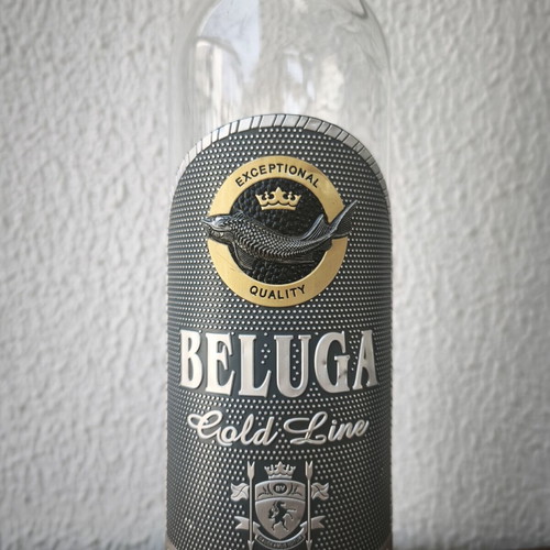 Premium vodka collectible set Beluga Gold Line and Stoli Elite Night Edition like new