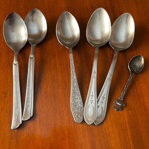 Collectible vintage spoons set of 6 like new, Guy Degrenne, HEP, WAPW