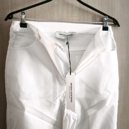 Vassia Kostara pants new, summer, size large, white