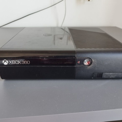 Xbox 360 E used console with power cable, disc tray issue